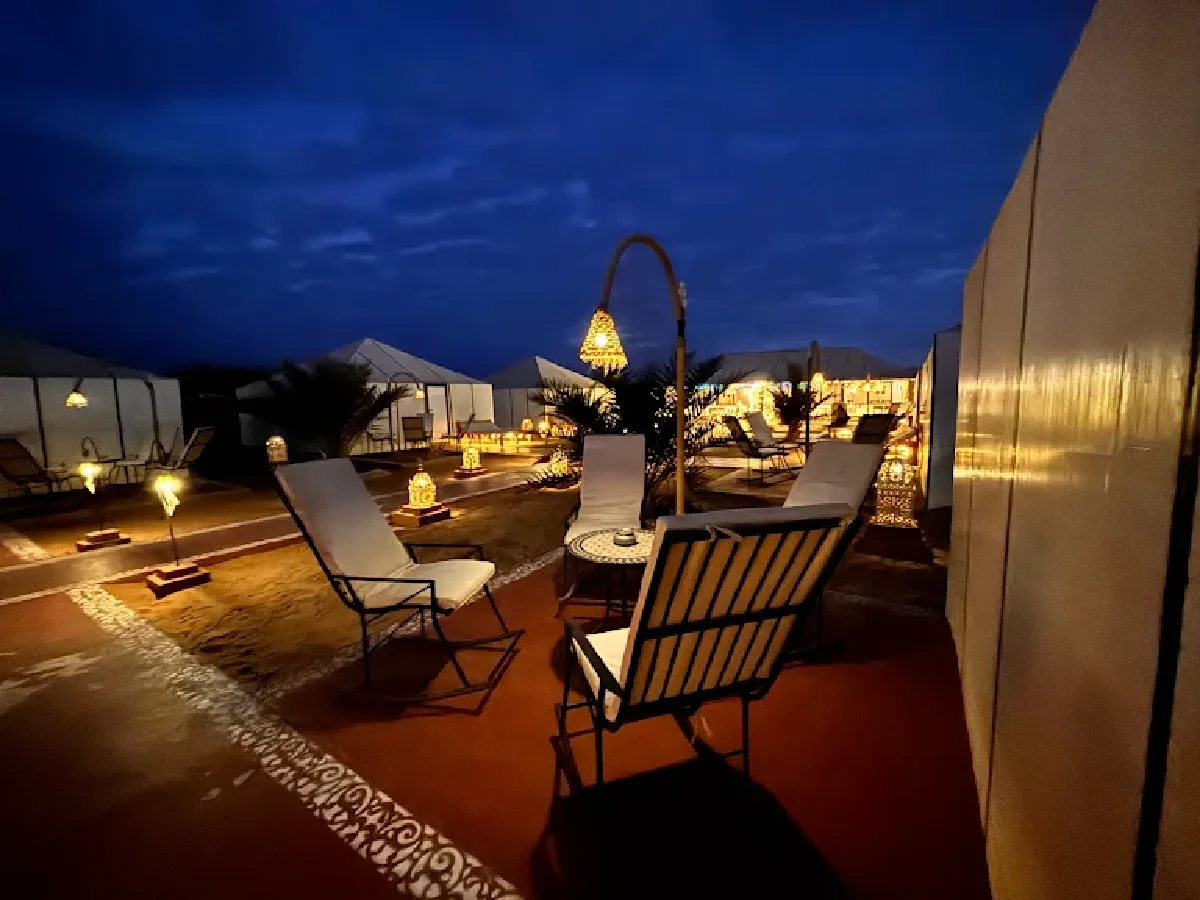 2-Day Desert Tour from Fes — Erg Chebbi Dunes, Camel Trek and Luxury Desert Camp